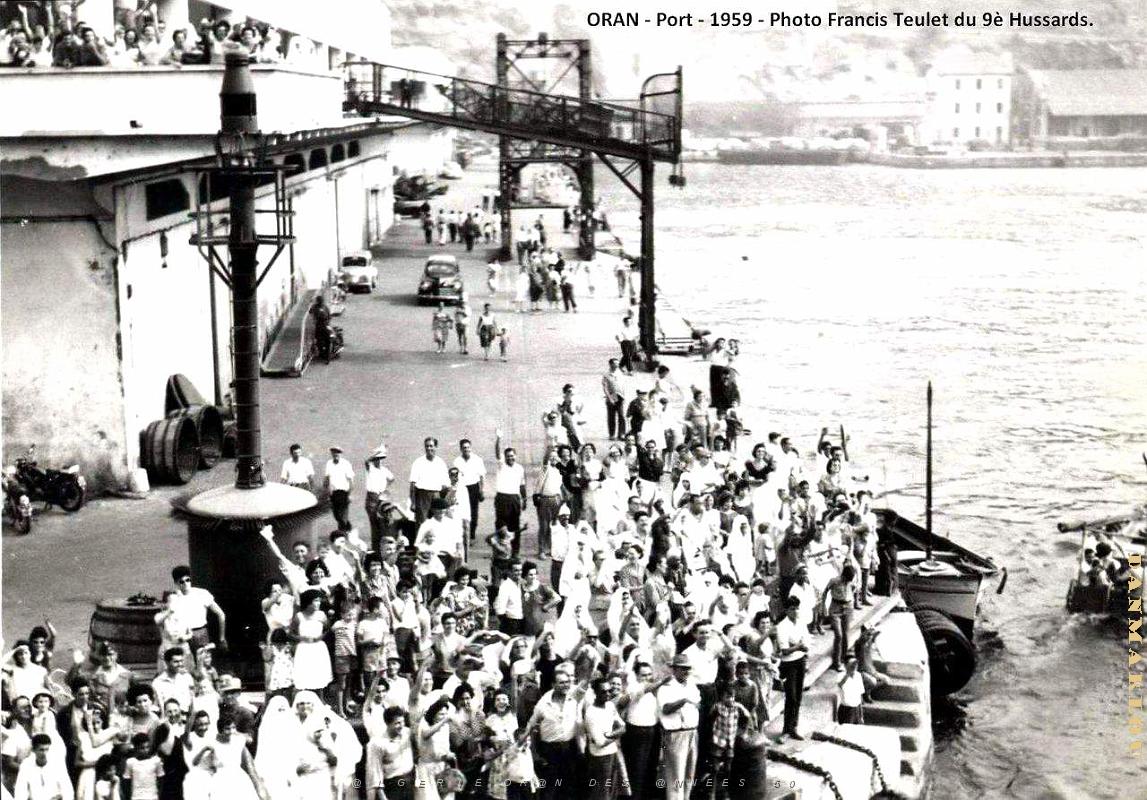 Oran - Port - 1959 - 9e Hussards - Photo Teulet Francis.jpg